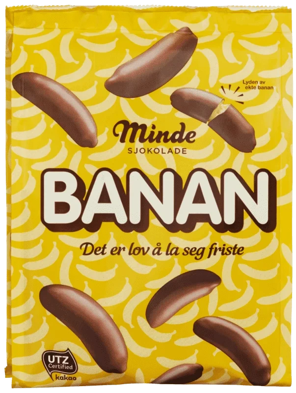 Minde Sjokolade Banan 200g