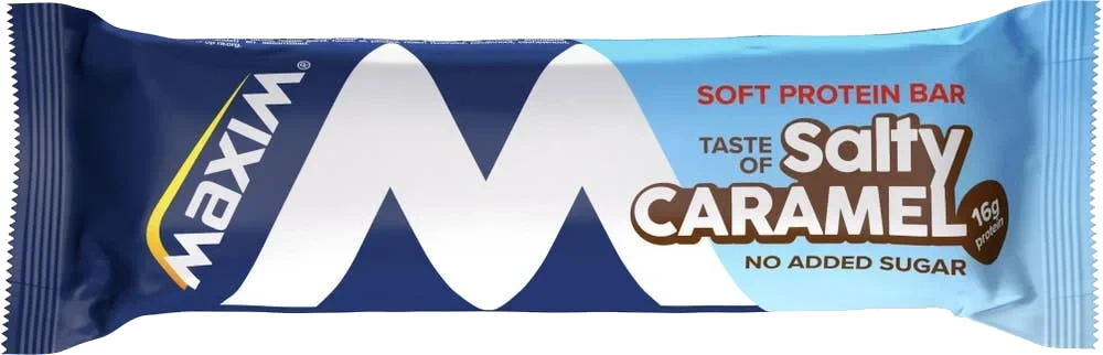 Maxim soft protein bar salty caramel