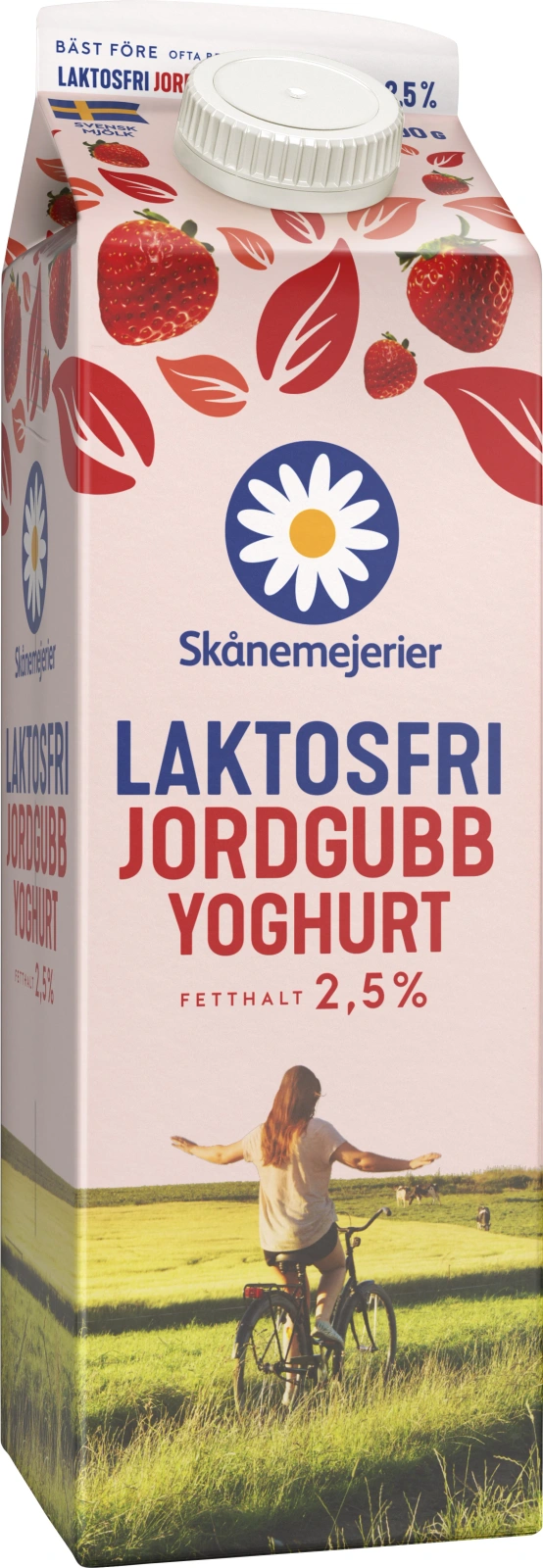 Laktosfri yoghurt jordgubb
