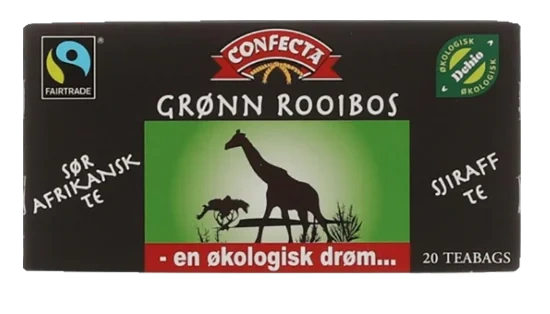 Grønn Roobios Confecta 20x2,5g