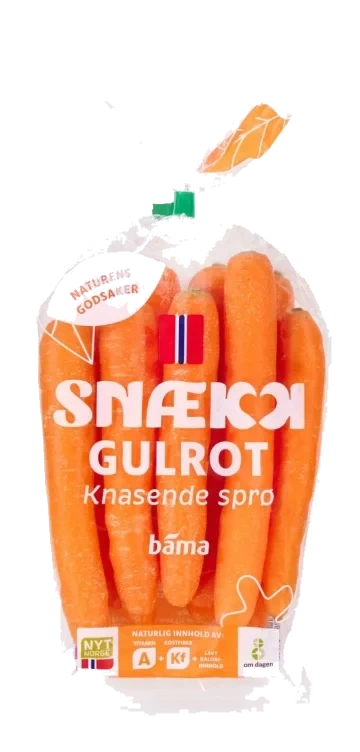 Gulrot Snacks 200g