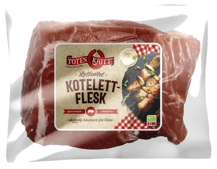 Kotelettflesk Lettsaltet Ca500g Toten Kjøtt