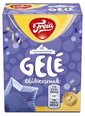 Blåbærgele 125g Freia