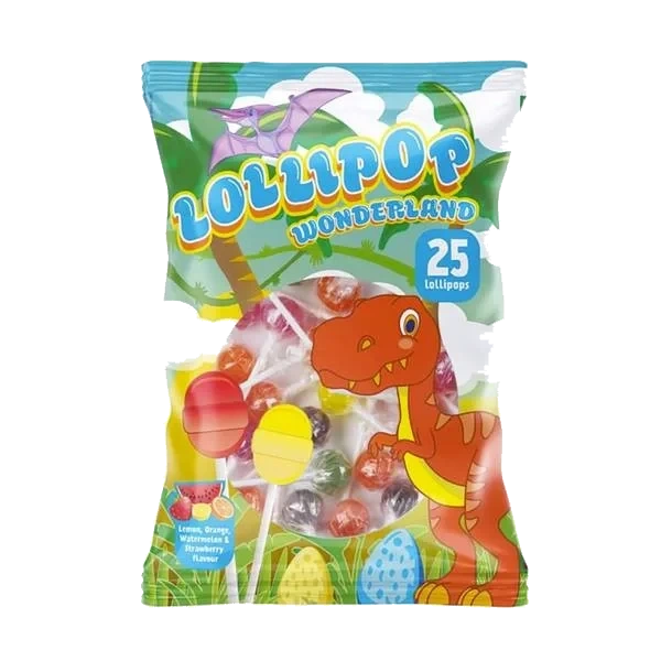 Lollipop Wonderland Fruits - 25pk