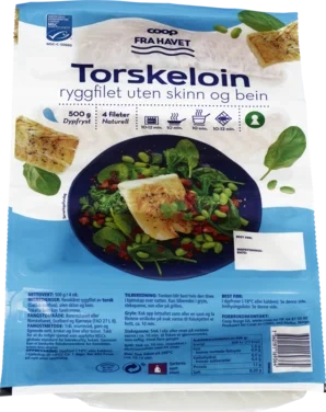 Cod Loins 4*125 Msc