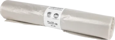 Avfallssekk 125l Klar m/Knyting 72x125cm, 45my, 10 stk