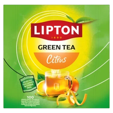 Lipton Green Tea Citrus 130g 100ps