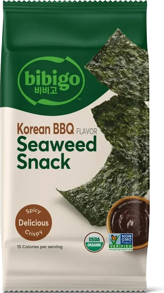 Bibigo Crispy Seaweed Snack Korean BBQ 15g