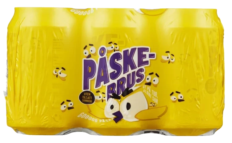 Påskebrus u/Sukker 0,33lx6 boks