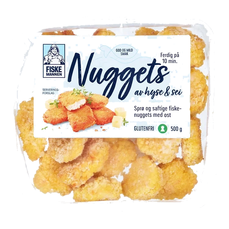 Fiskenuggets 500g Fiskemannen