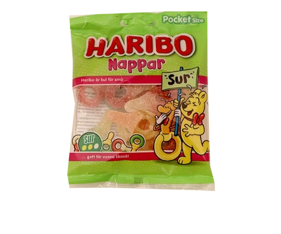 Haribo Nappar Sur 80g