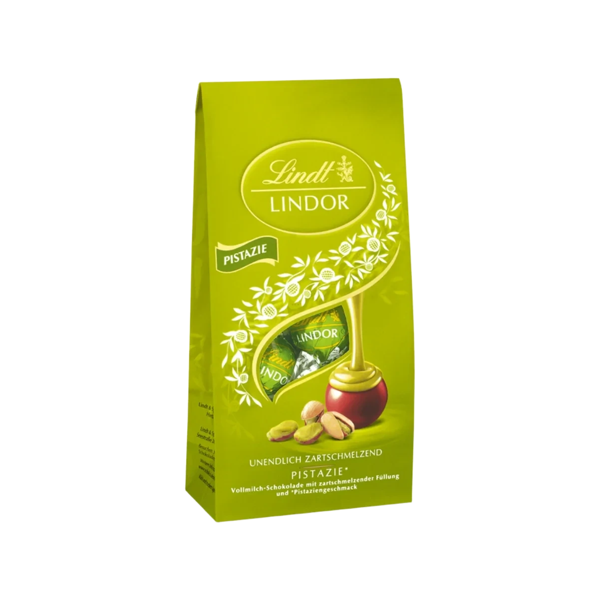 Lindt LINDOR Pistachio Chocolate Bag 137 g