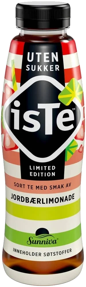 isTe Jordbærlimonade UTEN
