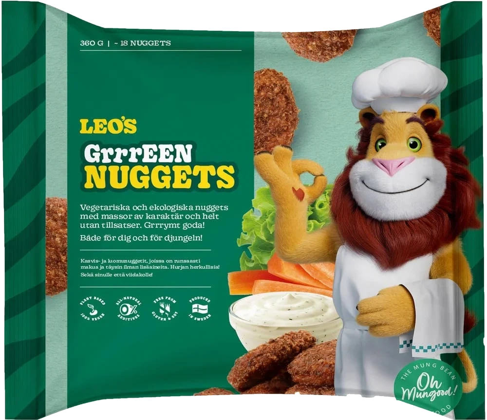 Leo's Green Nuggets EKO Fryst