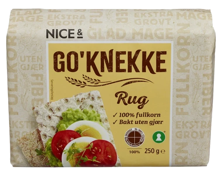 Go'Knekke Rug 250g Nice