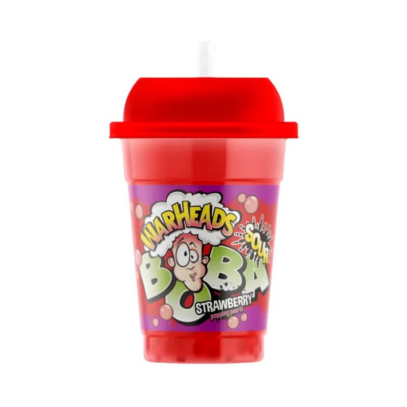 Warheads Boba Sour Strawberry 400ml