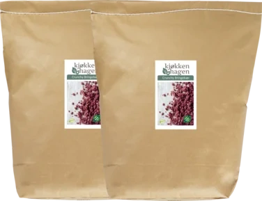 Crunchy Bringebær 5kg Økologisk Frokostblanding