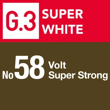 G3 Super White No58 Volt Super Strong