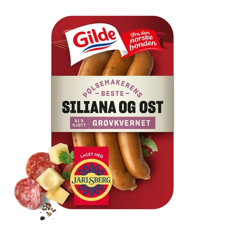 Siliana og Ostepølse 225g Enh