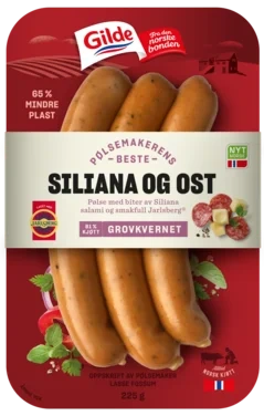 Siliana og Ostepølse 225g Enh