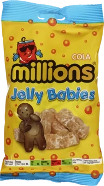 Jelly Babies m/Cola 150g Millions