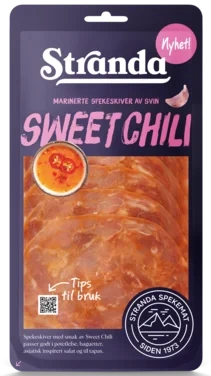 Spekeskiver Sweet Chili Marinerte 70g Stranda