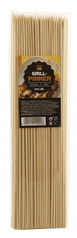Coop Grillpinner Bambus 100stk