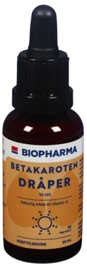 Biopharma Betakaroten Dråper 30ml