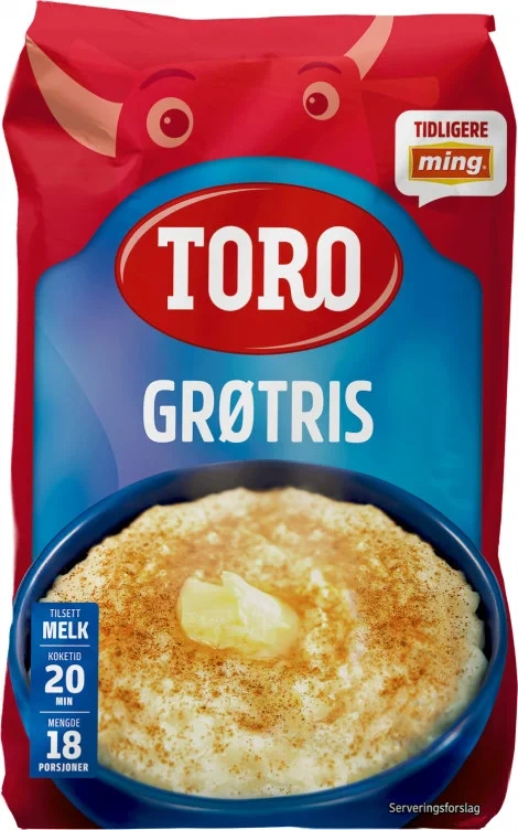 Toro (ming) Grøtris 800g