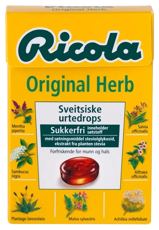 Ricola Original m/Stevia 50g