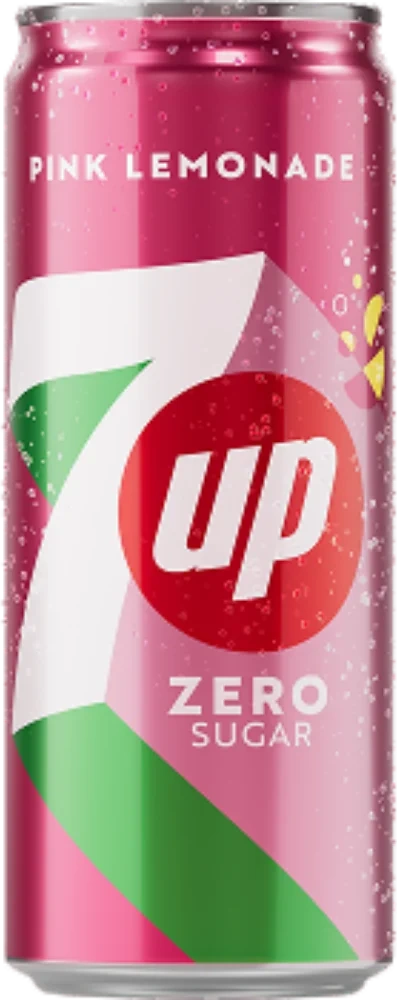 7Up Pink Lemonade Zero Sugar 330ml