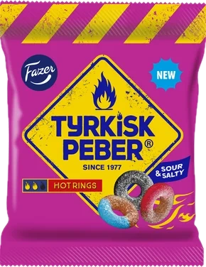 Tyrkisk Peber Hot Rings 120g Fazer