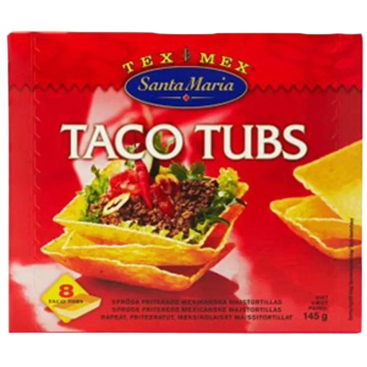 Taco Tubs 8stk 145g St.Maria
