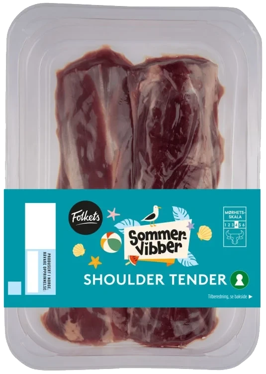 Storfe Shoulder Tender Ca350g Folkets Vib