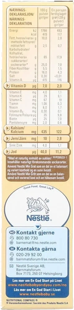 Min Fullkornsgrøt eksotiske frukter