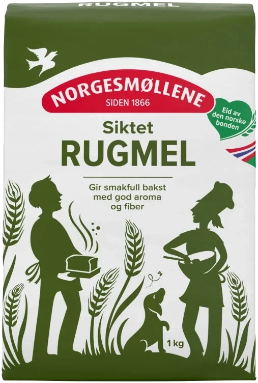 Rugmel Siktet 1kg Møllerens