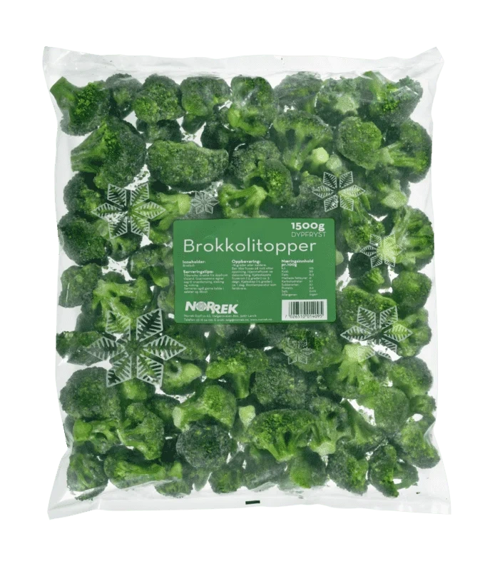 Brokkolitopper 1500g Norrek