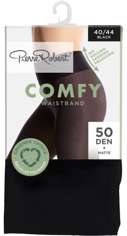 Tights Comfy 50 Den Black 40-44 Pierre-Robert