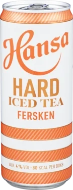 Hansa Hard Iced Tea Fersken 0,33l boks