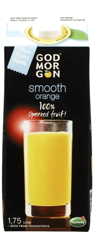God Morgen Juice Smooth Appelsin 1,75l