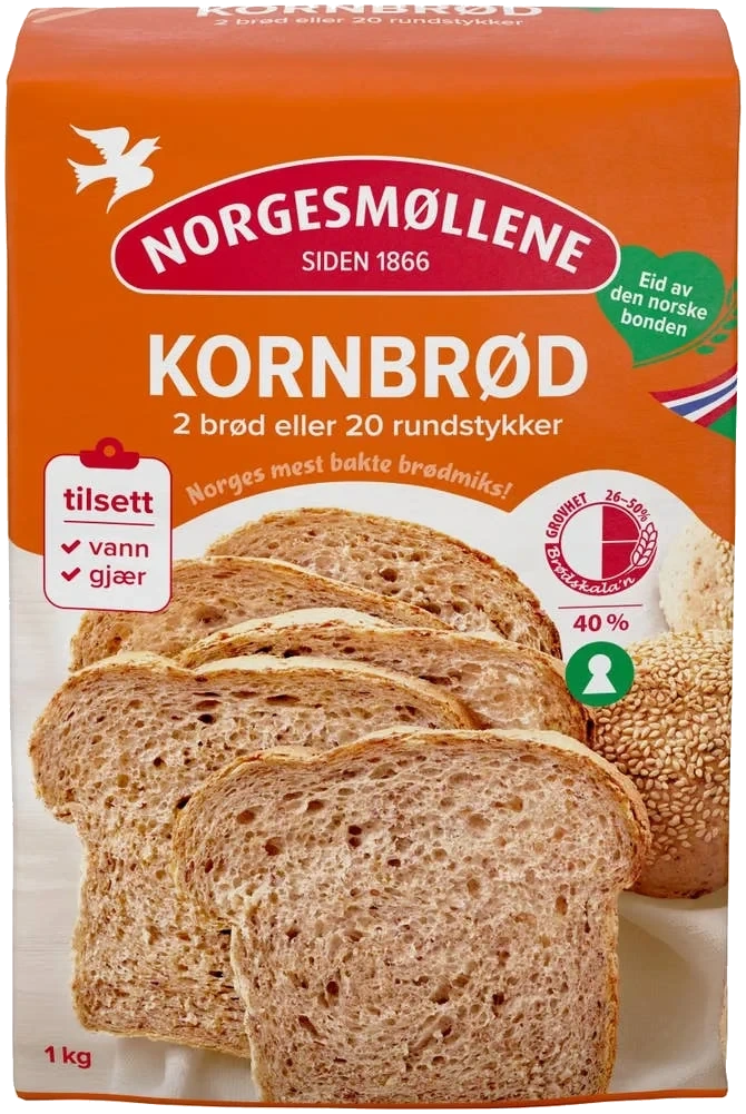 Kornbrød 1-2-3
