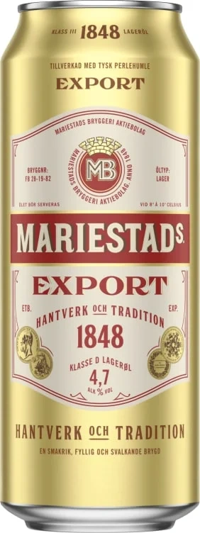 Mariestads Export 0,5l boks