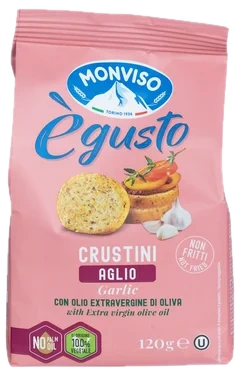 Crustini Hvitløk&Persille 120g Panmonviso