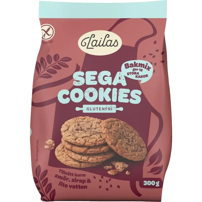 Bakmix Sega Cookies Glutenfri