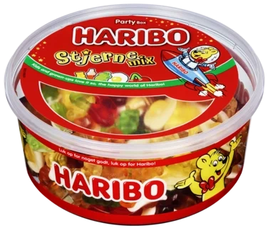 Stjerne Mix 1000g Rd Haribo