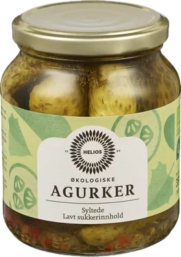 Helios Sylteagurker 350g Økologisk