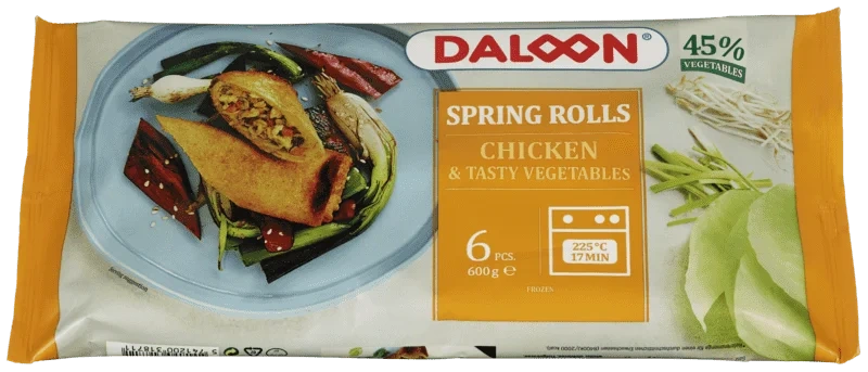 Vårrull m/ Kylling 600g Daloon