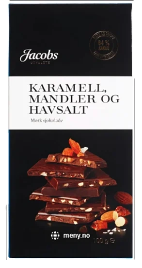 Jacobs Karamell, Mandler & Havsalt 100g