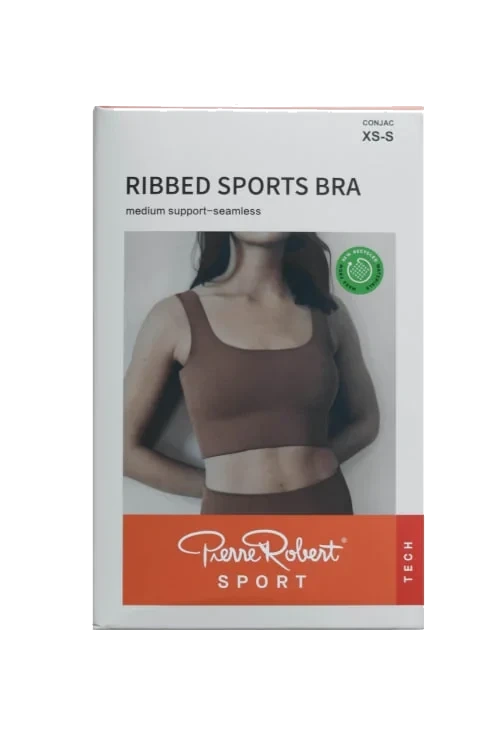 Sports Bra Ribbed Conjac Xs/S Pierre-Robert