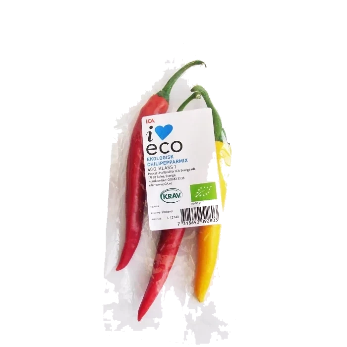 Chilipepparmix Ekologisk 40g KRAV Klass 1 ICA I love eco